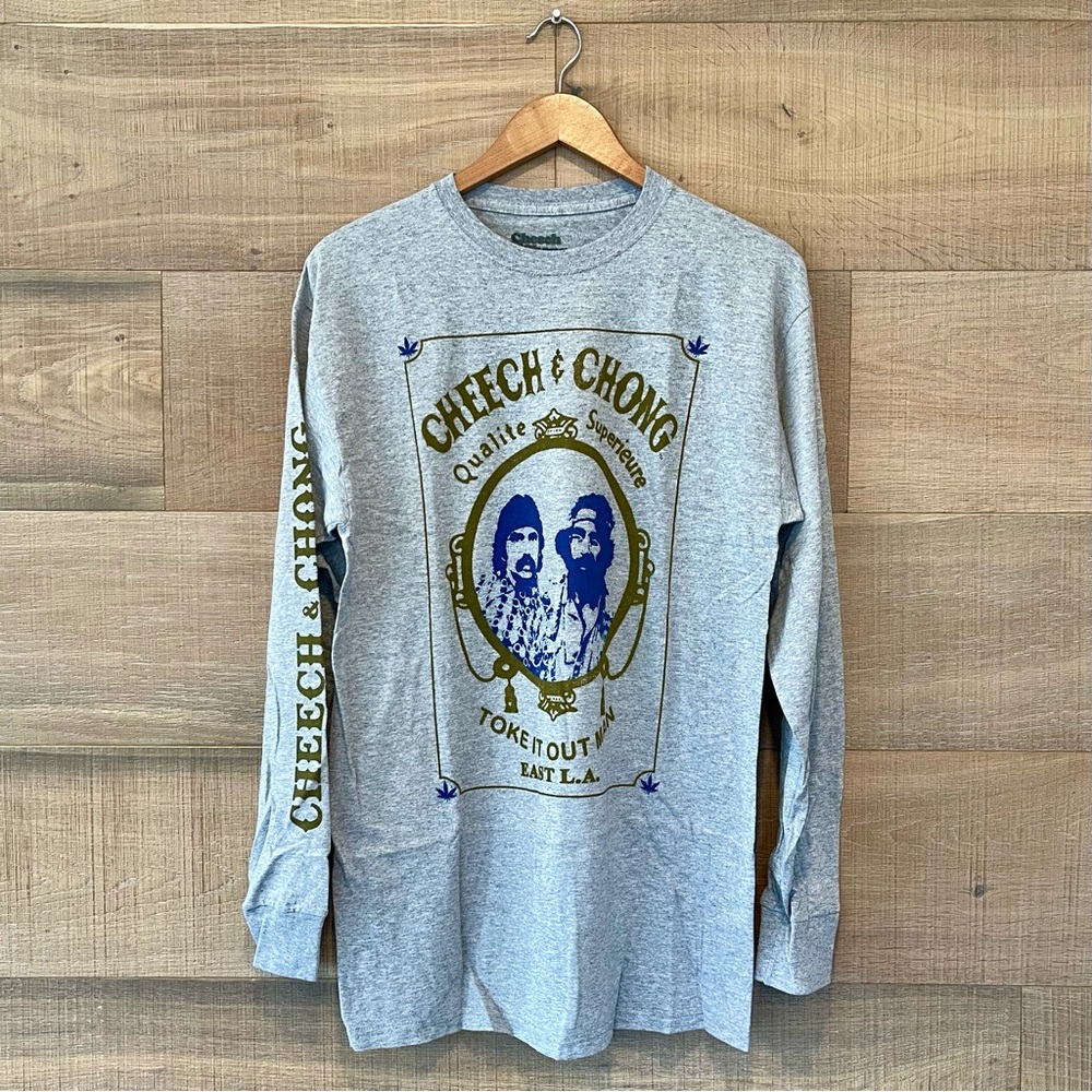 Cheech & Chong long sleeve Gray T-shirt